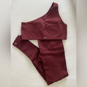 Set active Sculpflex leggings and one shoulder bra - size M for both